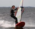 Vol in de ankers! Even stoppen om te trimmen.Foto is net niet goed gefocused.